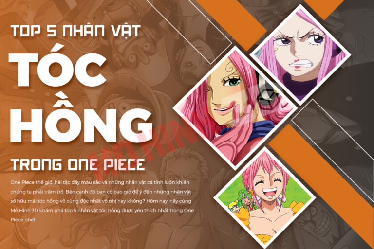 Top 5 nhân vật tóc hồng trong One Piece